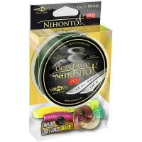 Mikado, Шнур Nihonto Octa Braid, 0.12мм, Green, 150м, 8.90кг