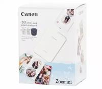 Фотопринтер Canon Zoemini белый + 30 листов бумаги + чехол