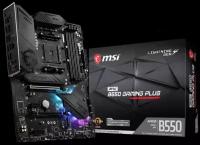 Материнская плата MSI MPG B550 GAMING PLUS Soc-AM4 AMD B550 4xDDR4 ATX AC`97 8ch(7.1) GbLAN RAID+HDMI+DP