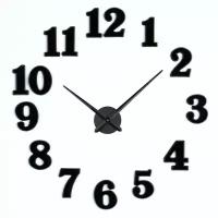 Цифры для часов 15 шт, h=2.5 см, чёрный
