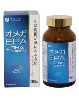 Омега 3 EPA+DHA Fine Japan с витамином Е и каротиноидами 150 капсул