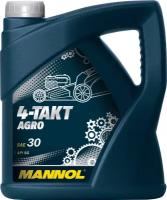 Моторное масло 4-х тактное Mannol 7203 Agro 4T 30 минеральное 4 л