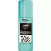 Тонирующий спрей L'oreal Paris для мгновенного закрашивания отросших корней Magic Retouch, оттенок Черный, 75 мл