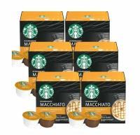 Кофе в капсулах STARBUCKS Caramel Macchiato 6 х 12 / Старбакс карамель Макиато