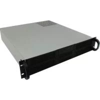 Procase RE204-D4H2-M-48 Корпус 2U server case,4x5.25+2HDD,черный,без блока питания PS 2,mini-redundant,глубина 480мм,mATX 9.6