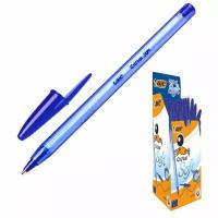 Ручка шариковая одноразовая неавтоматическая Bic Cristal Soft синяя толщина линии 0.35 мм, 1054851