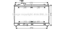 Радиатор Mitsubishi Outlander 2.4i 12- Ava арт. MT2256