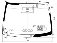 Стекло Лобовое Honda Fit/Jazz 01-07 XYG арт. SAA-VC LFW/X