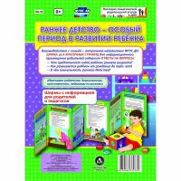 Издательство учитель Раннее детство - особый период в развитии ребёнка. Ширмы с информацией для родителей и педагогов из 6 секций