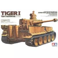 Tamiya Сборная модель Танк Tiger I ранняя версия с одной фигурой Tamiya
