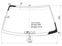 Стекло Лобовое Toyota Tercel/Corsa/Corolla Ii 3/4d 94-99 XYG арт. AL51 LFW/X