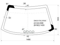 Стекло Лобовое Dodge Neon 2/4d Cpe/Sed 95-99 XYG арт. DW01179 LFW/X