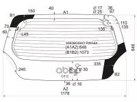 Стекло Заднее С Обогревом Toyota Aygo 3/5d 05-14 XYG арт. 8363BGSHO RW/H/X