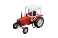 TRACTOR MTZ-82 (USSR RUSSIA) WHITE/RED | трактор МТЗ-82 белый/красный (пластик)