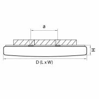 226204 Светильник ARCO QUA LED 20W 1920LM белый 4000K (в комплекте)