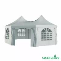 Шатер-беседка Green Glade 1052 2,5х2,5х2,5х2,5х3,4м полиэстер 2 коробки