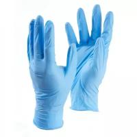 Benovy Медицинские перчатки нитриловые, нестерильные, неопудренные Benovy L, голубые