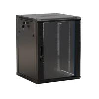 Hyperline TWB-1245-GP-RAL9004 Шкаф настенный 19-дюймовый (19