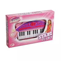 Инстр. муз. на батар. Синтезатор Starz Piano,25 клав.,Potex, арт. 652B-pink