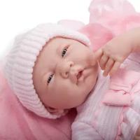 Кукла Berenguer La Newborn 15.5 Deluxe Layette Gift Set (Беринжер Ньюборн 39 см в розовом с комплектом для новорождённого)