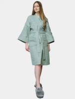 Вафельный халат ZUKI кимоно унисекс Зеленый - M (46-48)