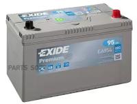 EXIDE EA954 EXIDE PREMIUM_аккумуяторная батарея! 19.5/17.9 евро 95Ah 800A 306/173/222 CARBON BOOST~ $~