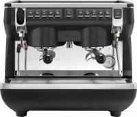 Рожковая кофемашина Nuova Simonelli Appia Life Compact 2Gr V 220V black +economizer+high groups (167631)