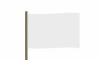 Белый сигнальный флаг 15х22 см