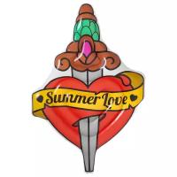 Матрас для плавания Summer Love Tattoo, 198 x 137 см, 43265 Bestway