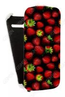 Кожаный чехол для HTC Sensation / Sensation XE / Z710e / G14 Redberry Stylish Leather Case (Белый) (Дизайн 141)