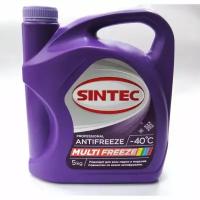 Антифриз Sintec Multi Freeze фиолетовый, 5 л