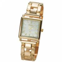 Platinor Мужские золотые часы «Топаз» Арт.: 57550.315 на браслете Арт.: 42018