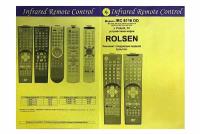 Пульт к IRC6116DD ROLSEN TV/AUX