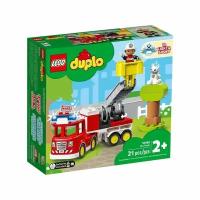 LEGO Duplo Town Конструктор Пожарная машина с мигалкой, 10969