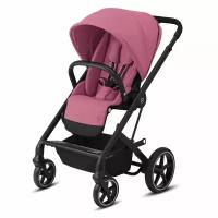 Коляска прогулочная Cybex Balios S Lux (BLK Magnolia Pink с дождевиком)