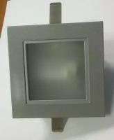 Светильник встраиваемый квадрат 50w GU5.3 JCD серый IP20 12В VT 190 Vito, VT190-50W/GREY/G4