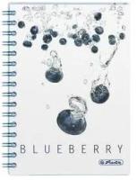 Herlitz 11306297 Блокнот fresh fruit blueberry на спирали, herlitz