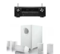 Canton Комплект акустики Movie 135 White + Denon AVC-S660H Black