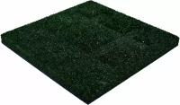 Резиновая плитка Витолит с грунтозацепами зеленая 50x50 см