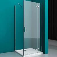 Душевой уголок BelBagno Kraft 100х90 KRAFT-AH-12-100/90-C-Cr-R профиль Хром стекло прозрачное