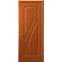 Межкомнатная дверь Мария Темный Анегри Т74 натуральный шпон Luxor, Шпон натуральный, глухая 600x1900
