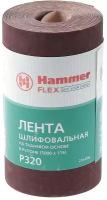 Лента шлиф. Hammer Flex 216-006 115х5м P320 ткан. основа, рулон