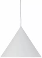 Лампа подвесная benjamin xl, 35хD46 см, белая матовая, белый шнур P17-67965