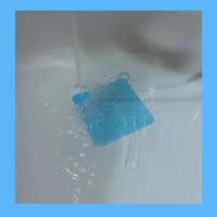 MILINDA Пробка для ванной силиконовая голубая (малая)