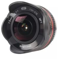 Объектив Samyang MF 7.5mm f/3.5 AS IF UMC Fish-eye Black Micro 4/3