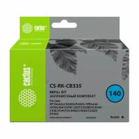 Заправочный набор Cactus CS-RK-CB335, для HP, 30мл, черный