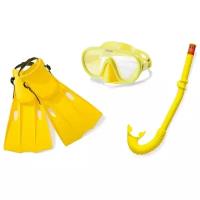 INTEX Набор для подводного плавания «Искатель приключений» маска+трубка+ласты, от 8 лет
