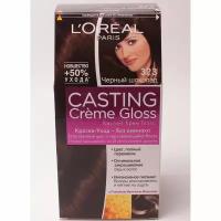 Краска для волос Loreal Кастинг Крем Глосс 323 черный шоколад