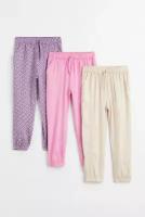 3 шт. штанов для бега - фиолетовый/разноцветный - 110