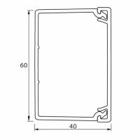 Legrand (Легранд) Мини-канал Metra 60x40 2 метра с крышкой белый (комплект 2 шт.) 638197